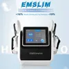 EMS 바디 모양의 기계 EMSLIM HI EMT 공기 냉각 시스템으로 근육 및 연소 지방을 구축하지 않음-비 침습적 HIEMT Pro 4 핸들 뷰티 장비