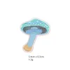 Sewing Notions Mushroom Applique Embroidered Patches On Kids Clothes DIY Iron On Patch For Clothing Shoes Bags Stickers Cartoon Badges