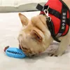 ペット犬のおもちゃインタラクティブナチュラルラバーボールおもちゃ面白いインタラクティブな弾力性のきれいな歯を演奏する道徳的ボール犬チューおもちゃ220801