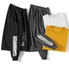 Мужская свитер весенний круглый шеи тонкий подходящий спортивный пара рабочая одежда куртка мода бренд мужская одежда