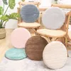 Stripe Flannel Round cover Cushion Cover Floor Cover Protector 40x40cm Home Textiles New Year Christmas Sofa Decor L220608