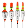 Acessórios de pesca flutua 5 tubos de bóia 1 ganchos de saco Big cauda bobber bobber água nano ferramentas verticais de tacklefishing