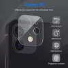 Kamera Lens Koruyucu Film İPhone için Temperli Cam 13 12 11 8 7 6 Pro Max Mini 3D HD Flash Circle ile Net Kırpma Dayanıklı Arka Koruyucular