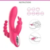 NXY Vibrators Consolador Vibrador 3 EN 1 Para Mujeres Y Parejas Juguetes Sexuales Oranımasız Arızalı VA USB Sexo Anal Cltoris 0408