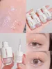 6 Colors Glitter Liquid Eye shadow Highlighter Waterproof Pearlescent Shiny Eyeshadow Sequins Lying Silkworm Makeup Cosmetics