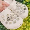 Encantos de zapatos de diseñador de lujo para Croc Vintage DIY zuecos decoración brillante estilo princesa accesorios para zapatos All-match 220721