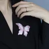Alfileres, broches Pins de seguridad Broche Hombres Mujeres Ropa Ropa de mariposa Mariposa Arcylic hechas a mano Ropa Pon Insignia Joyería