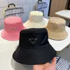 디자이너 남성 모자 럭셔리 여성 접는 모자 스트라이프 격자 무늬 어부의 해변 차양 모자 판매 남성 그릇 모자