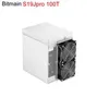 Bitmain S19jPro 104t Asic Miner 3100W 100t Antminer 96t with Power Supply Included