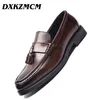 DXKZMCM Zapatos de vestir para hombres Zapatos de boda de cuero estilo brogue hechos a mano Zapatos de boda para hombres Pisos de cuero Oxfords Zapatos formales Y200420