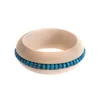 Bangle fait à la main 8 couleurs perles ethniques réglant des bracelets Fashion Bijoux en bois Bracelets GiftsBangle Inte22