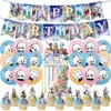 Party Decoration Genshin Impact Balloons Supplies Game Lumine Jean Gunnhildr Amber Kaeya Födelsedag Banner Cake Topper Inredning