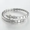 Bracelets porte-bonheur os femmes ouverts réglables pour hommes en acier inoxydable micro diamant braceletsCharm 5DCN