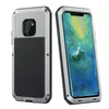 Luxury Mobiltelefon Väskor för Samsung S8 S9 S10 Plus S20 Note8 Note9 Note10 Not20 Ultra Shocksäker Vattentät Kraftfullt Skyddsmetallskydd