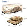 T2 RC 탱크 전체 기능 스턴트 등반 차량 45 ° 1/30 소년 모델을위한 원격 제어 군용 전투 탱크 차량 장난감 선물 JJRC Q90