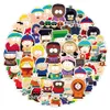 50Pcs 애니메이션 귀여운 사우스 파크 스티커 가방 노트북 자전거 기타 southpark 키 체인 전화 방수 낙서 스티커 데칼 아이 클래식 스티커