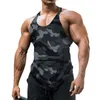 Summer Y Back Gym Stringer Tank Top Men Cotton Clothing Bodybuilding Sleeveless Shirt Fitness Vest Muscle Singlets Workout 220713