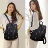 School Bags Cherry Printing Women Backpacks Teenage Girls Student Large Capacity Laptop Backpack Female Cute Ladies Travel 220802