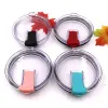 20oz 30oz Splash Spill Proof Lids Leakproof Seal Splash Assistant Replacement Clear Lid Cover For Sublimation Skinny Tumblers