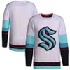 Maillot classique d'hiver SEA Kraken 2024 Matty Beniers Yanni Gourde Jaden Schwartz Brandon Tanev Vince Dunn Philipp Grubauer Justin Schultz Alex Wennberg Eberle