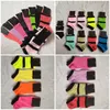 Mix Black Pink Colors Ankle Socks Sport Check Girls Women Cotton Sport Sock Skateboard Sneaker 10 Paren