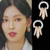 Stud Hoge kwaliteit ronde oorbellen Koreaans drama penthouse kimso-yeon dezelfde stijl oorbelsstructuur moni22