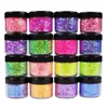 Nail Glitter 2022 paljetter Super Color Powder Eye Decoration Bottled Goblin Set klistermärke Fluorescerande V0B7 Prud22