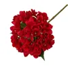 18 cm Dia Artificial Flor Borboleta de Neve Bouquet de Hydrangea para Casa Casamento Party Mesa Centerpieces Diy Decoração 100 Pcs