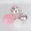 Garland Rose Gold Ballon Arch Kit Metal Pink Purple Globos Verjaardagsballonnen Wedding Party Decor 220524