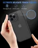 Étui avec béquille avec support de caméra, coque translucide mate pour iPhone 13 12 11 Pro Max Mini XR XS Max X 8 7 6 Plus Sams6525889