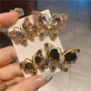 Nette Doppel Schmetterling Haar Clips Für Frauen Mädchen Voller Strass Haarspangen Femme Entenschnabel Clip Haar Zubehör