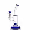 Groothandel Kleurrijke waterpijp Recycle water dab rig bong douchekop perc Percolator waskolf roken glas olie brander bongs pijp met 14mm mannelijke tabakskom