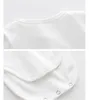 Salto neonato per neonati neonati neonati ragazzo vestiti casual marca lettera animale stampato a maniche corte bianca toperies4417392