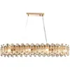 Hanger lampen eetkamer kroonluchter Italiaanse stijl postmodern licht luxe bar teller persoonlijkheid creatieve kristallen lampspender