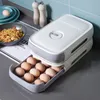 Folobe Kitchen Egg Egg Box Pudełka szuflady typu dla jajek regulowany czas organizator obudowa kuchnia aranżacja lodówki 220719