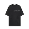 T-shirts pour hommes 22ss Nouvelle France Limitée Imprimé Broderie Vague Lettre Tee Été Classique Tendance Homme Rue Haut De Gamme Manches Courtes Mode Casual Hommes Femmes Couples Tshir