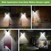 222 Outdoor Solar Light LED Solar Lamp Exterior Rörelsesensor Kraftfull Spotlight Energibeast solljus för trädgårdsdekor
