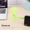 Party Favor Mini USB Fan Flexible Bendable Cooling Fan voor Power Bank Laptop PC AC Lader Portable Hand Computer Summer Gadget