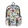 Backpack Kawaii Youthful School Bags Unisex Flowers Travel Bag 3D Print Oxford Waterproof Notebook Trendy Fashion Shoulder BackpacksBackpack