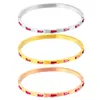 Bracelets pour femmes couleur or cristaux rouges bracelet diamant en acier inoxydable mode bijoux indiens bijoux de mariée cadeau de noël personnalisé concepteur personnalisé manchette