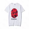 Bathing Ape Fashion Tees T Рубашки мужские женские дизайнеры Tshirts Tops Man C Распространенные хлопковые шорты с короткими рукавами.