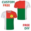 Madagascar t shirt diy gratis skräddarsydd namn nummer mdg t shirt nation flagga mg malagasy franska land tryck p o kläder 220616