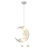 Pendant Lamps Modern Moon Star Shape Hanging Ceiling For Kids Bedroom DecorationPendant