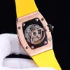 Montre Femme Mode 31mm Miroir Saphir Mouvement Mécanique Automatique Diamant Classique Baril de Vin Montre de Luxe Bracelet en Caoutchouc Personnalité Athlétique Luxueuse