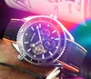 Relojes de marcado de esqueleto de modelo superior 41 mm de movimiento automático de tela de nylon Sports Self-Wind Fashion Lifestyle impermeable Orologio Di Lusso Wallwatch