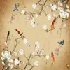 Wallpapers Benutzerdefinierte jede Größe Wandbild Tapete 3D Stereo Blumen Vögel chinesischen Stil handgemalte Po Wandmalerei Wohnzimmer TV Sofa DekorWand