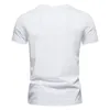 Erkek Tişörtler Serin İpek Kayma Pamuk Yüksek Kalite 2022 Yaz Elbise İnce Fil Baskı Yuvarlak Boyun Erkekler Kısa Kollu T-Shirtmen