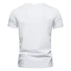 Männer T-Shirts Kühle Seide Slip Baumwolle Hohe Qualität 2022 Sommer Kleid Schlank Elefanten Druck Rundhals männer Kurzarm t-shirtMen's