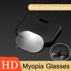 Mode solglasögon ramar flytande silikon myopia glas linser stick-on linser unisex ultralight bärbar återanvändbar kompakt bifokal linssfash