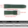 20mm 22mm 24mm FKM Fluorine Rubber Watch Strap With Quick Release Waterproof Dustproof Sports Wacthband Diving Bracelet 220811300h